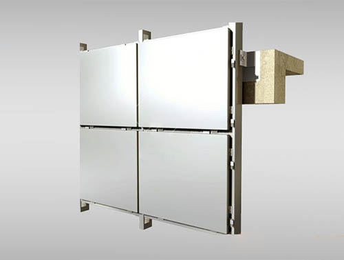 Metallvorhangwand