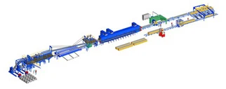Kühlpanels Produktionslinie